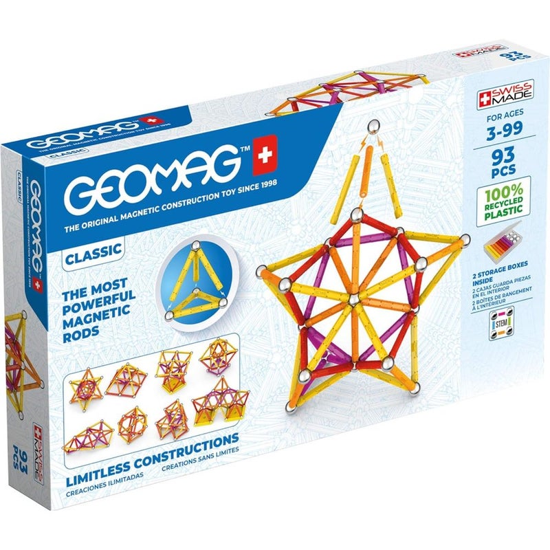 Geomag - Educational Classic Magnetic Rods 93 Pieces - 273 - Image 1